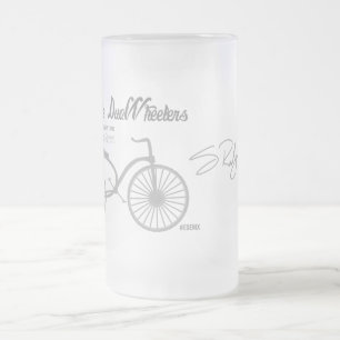 MühleDuoWheeler Co. Vorlage Mattglas Bierglas