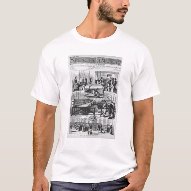 Mühlen der Willimantic Leinenfirma T-Shirt (Vorderseite)