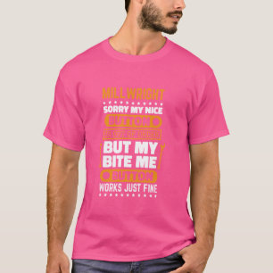 Mühlenbauer Bite Me Button Works Maschinenreparatu T-Shirt
