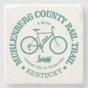 Muhlenberg Landkreis Rail Trail (Radfahren) Steinuntersetzer