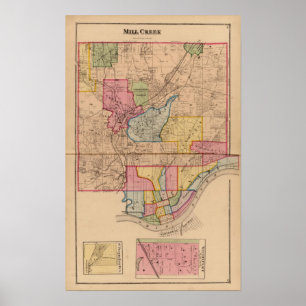 Mühlnebenfluß, Ohio Poster