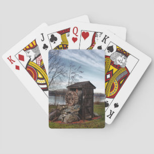Mühlung über das alte Haus Spielkarten
