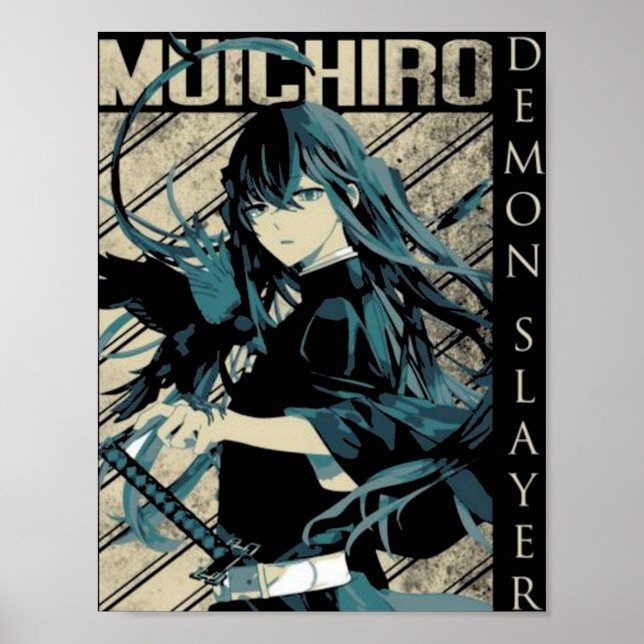MUICHIRO DEMON SLAYER POSTER (Vorne)