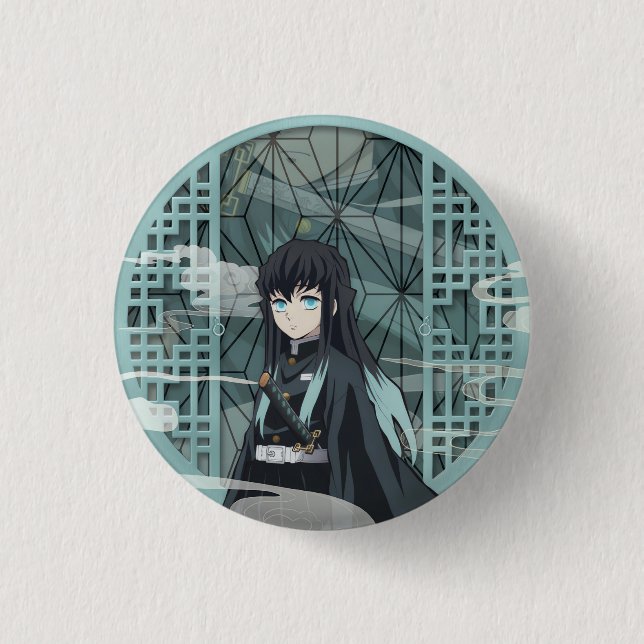 Muichiro Tokito Button (Vorderseite)