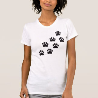 Muiltiple Tatzendrucke T-Shirt