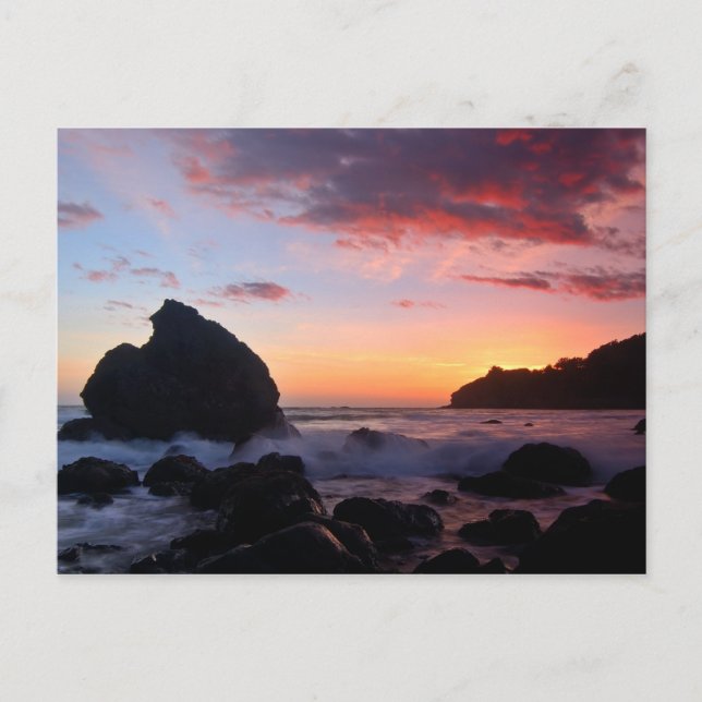 Muir Beach Sunset Postkarte (Vorderseite)