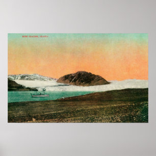 Muir Gletscher und Eisberge in Alaska #2 Poster