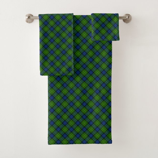 Muir Moore écossais vert bleu plaid (En situation)
