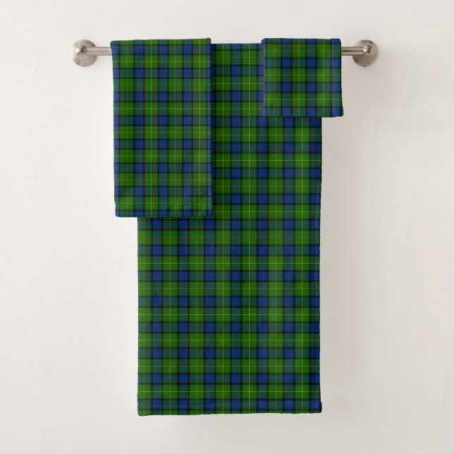 Muir Moore écossais vert bleu plaid (En situation)