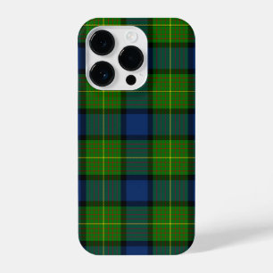 Muir Moore tartan blau kariert iPhone 14 Pro Hülle