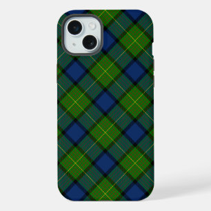 Muir Moore tartan blau kariert iPhone 15 Plus Hülle