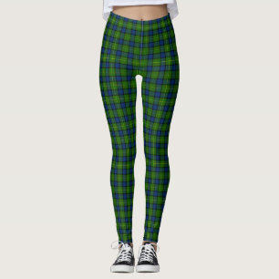 Muir Moore tartan blau kariert Leggings