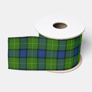 Muir Moore tartan blau kariert Ripsband