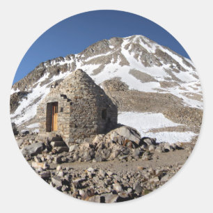 Muir Pass - John Muir Trail - Sierra Nevada Runder Aufkleber