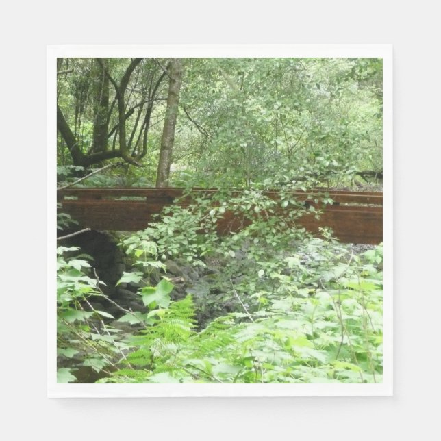 Muir Woods Bridge I Serviette (Vorderseite)