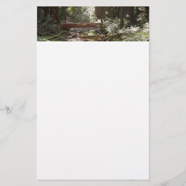 Muir Woods Bridge II Briefpapier (Vorderseite)