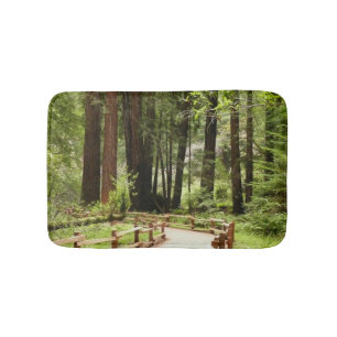 Muir Woods Path I Naturfotografie Badematte