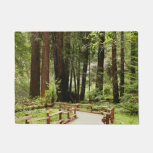 Muir Woods Path I Naturfotografie Fußmatte