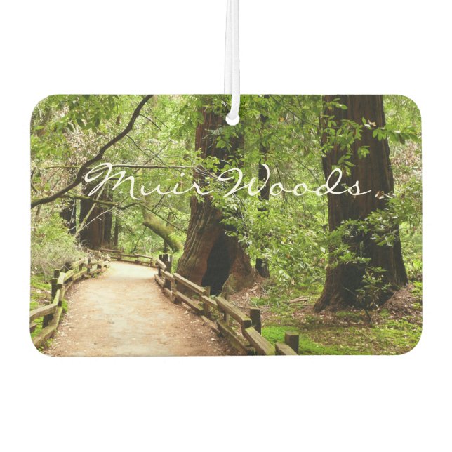 Muir Woods Path II Naturfotografie Autolufterfrischer (Vorderseite)