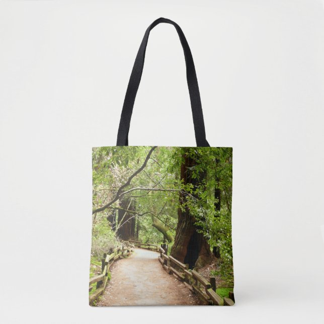 Muir Woods Path II Naturfotografie Tasche (Vorderseite)