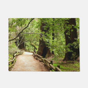 Muir Woods Pfad II Naturfotografie Fußmatte