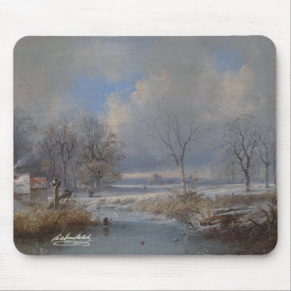 Muismat "winterlandschap" van Raden Saleh® Mousepad
