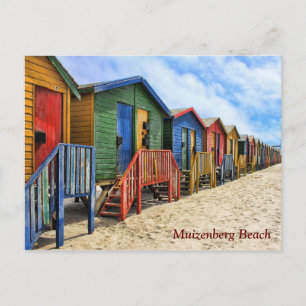 Muizenberg Beach Kapstadt Südafrika Postkarte