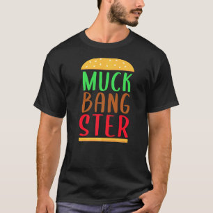 Mukbangster Muckbang Asmr Hamburger Soundtherapie T-Shirt