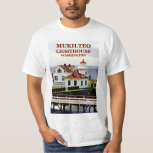Mukilteo Leuchtturm, Washington-T - Shirt