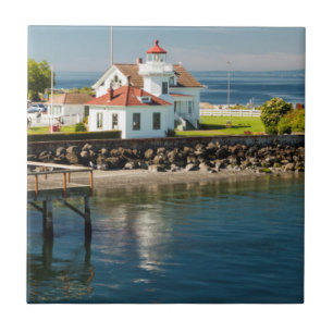 Mukilteo Lighthouse, Mukilteo, Washington, USA Fliese