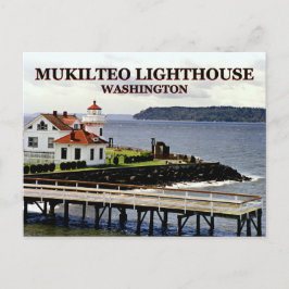Mukilteo Lighthouse, Washington Postcard Postkarte