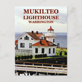 Mukilteo Lighthouse, Washington Postcard Postkarte