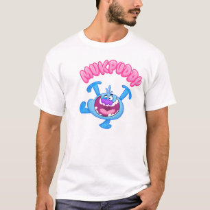 Mukpuddy blauer Typ - T der grundlegenden die T-Shirt