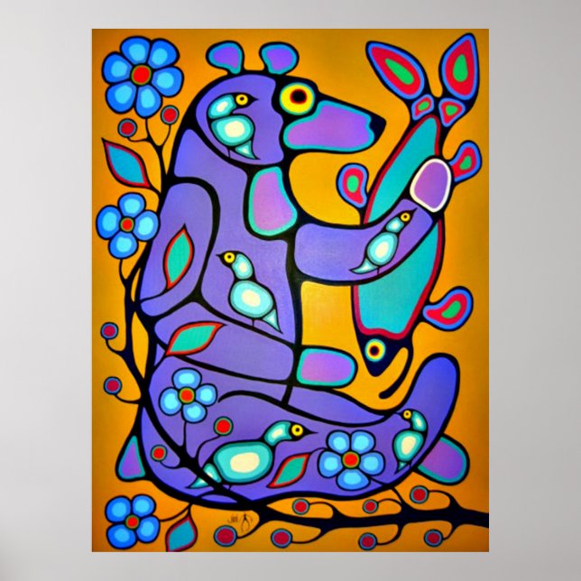 Mukwa-Bear Poster (Vorne)