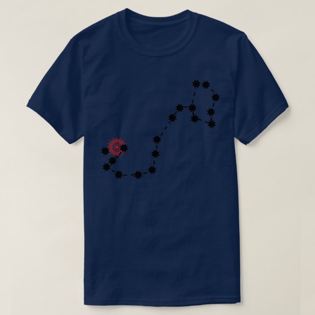 Mula Nakshatra Hindu Vedic Sidereal Astrologie Con T-Shirt (Design vorne)