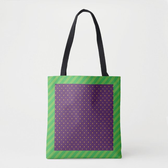 Mulberry-Fryit-Design, Sommerbeermuster Tasche (Vorderseite)