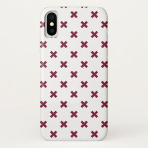 Mulberry-Kreuzstiche auf weiß Case-Mate iPhone Hülle