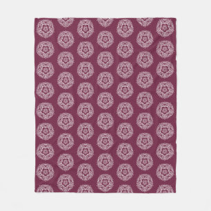 Mulberry Mandala Fleecedecke