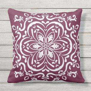 Mulberry Mandala Kissen Für Draußen