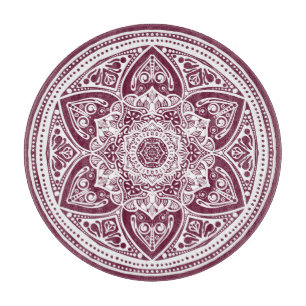 Mulberry Mandala Schneidebrett