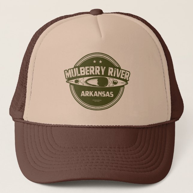 Mulberry River, Arkansas Truckerkappe (Vorderseite)