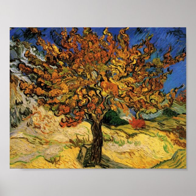 Mulberry Tree (F637) Van Gogh Fine Art Poster (Vorne)