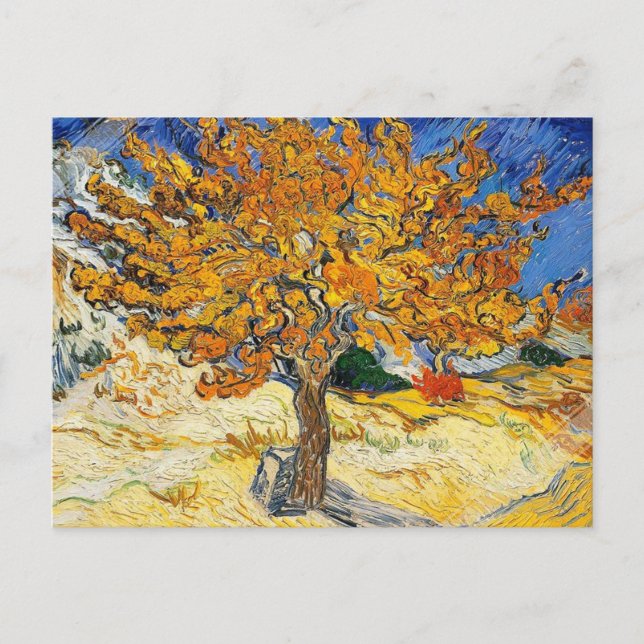 Mulberry Tree Vincent van Gogh Postkarte (Vorderseite)