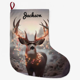 Mule Dee und Weihnachtslicht Großer Weihnachtsstrumpf
