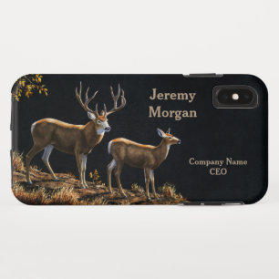 Mule Deer Buck & Doe Personalisiert Case-Mate iPhone Hülle