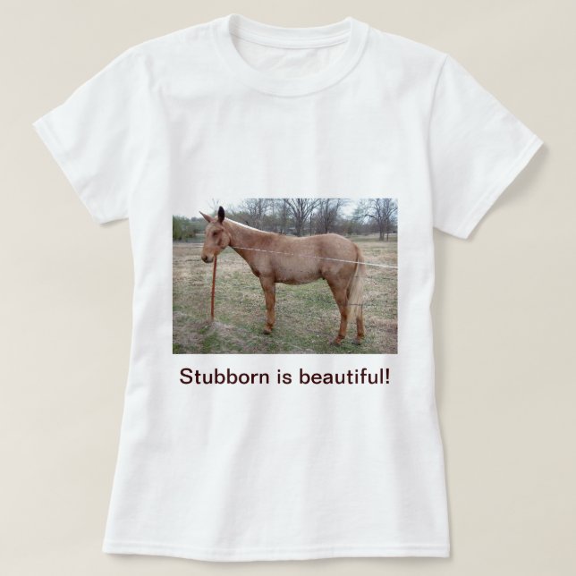 Mule magnifique ! T-shirt de dames (Design devant)