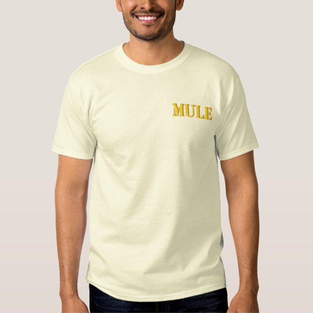 MULES BESTICKTES T-Shirt (Vorderseite)