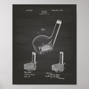 Mules Golf Club 1902 Kunst - Tafel Poster