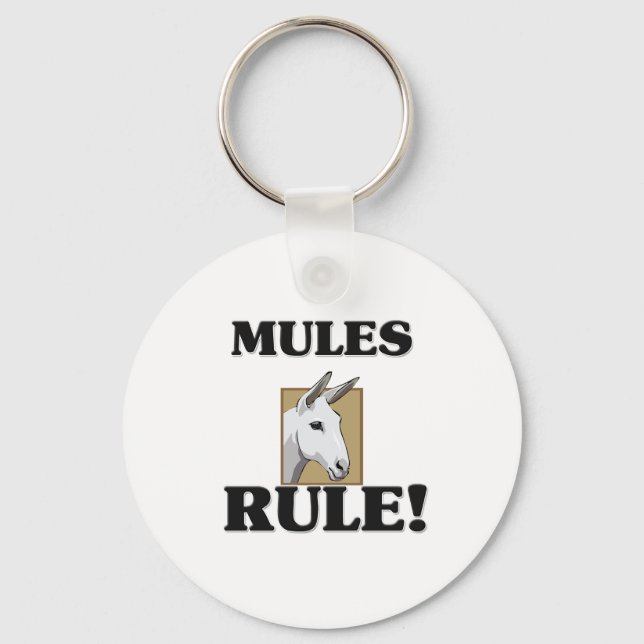 MULES Regel! Schlüsselanhänger (Vorderseite)