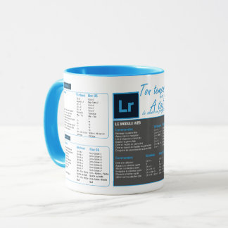 Mulg-Tasse mit verkürzter Lightroom-Tastatur Tasse